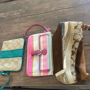 Women’s pouch and purse by coach